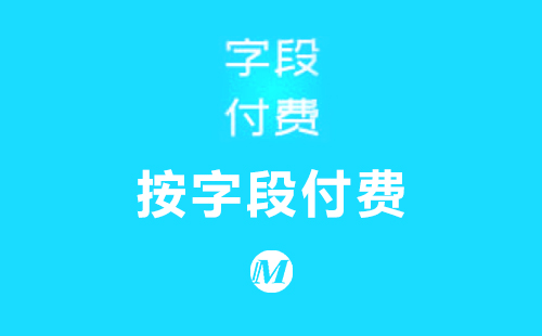 按字段付费